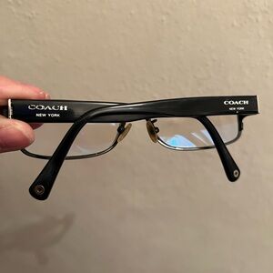 Coach Black and Gold Glasses